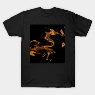 Ancient Treasure - Digital Liquid Paint Swirls T-Shirt